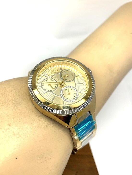 Invicta Women\'s Watch 28821 Angel Quartz Gold Dial Two Tone Stainless Steel 36mm main image 4